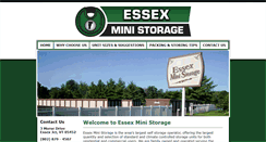 Desktop Screenshot of essexmini-storage.com